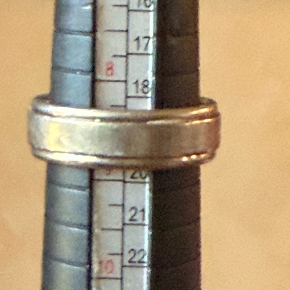 Classic Frederick Goldman Titanium Mens Band Ring Size 9